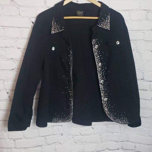 Katina Maric Black Bling Jacket - Picture 1 of 15